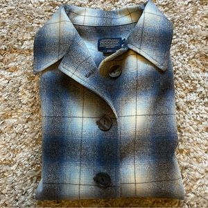 Beautiful Virgin Wool Shirt/Light Jacket